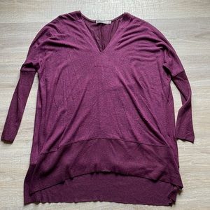 Maroon oversized sweater in small.
